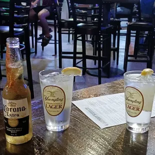 Favorite beer and water