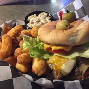 Our Famous Froggy Burger