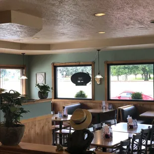 the interior of a restaurant