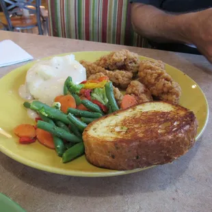 Chicken strips dinner for $7.99,