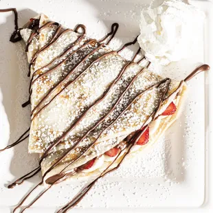 Sweet crepes.