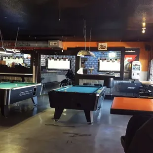 billiards and pool tables