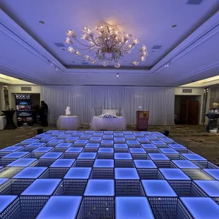 Led dance floor at Kahala hotel