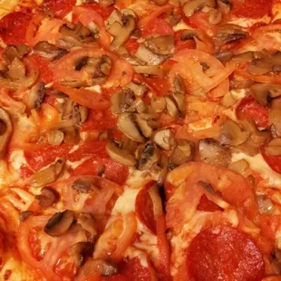 a pizza in a pizza box