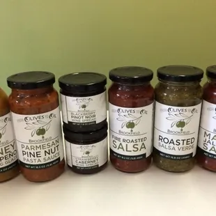 BBQ Sauces, Salsas, Wine fruit Spreads and pasta Sauces