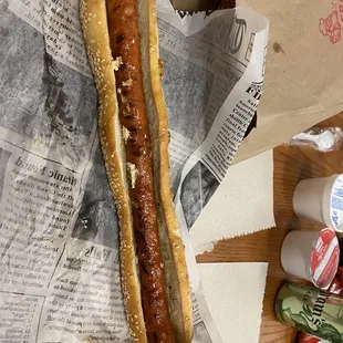 Homemade smoked sausage