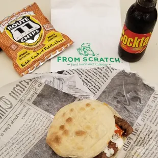 Cevapi with Chips &amp; Cockta Soda (from Croatia)