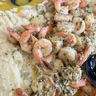 Shrimp &amp; Grits... an absolute HIT at our party! Several guests asked to take some home - so good!!