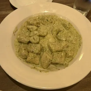 gnocchi with pesto