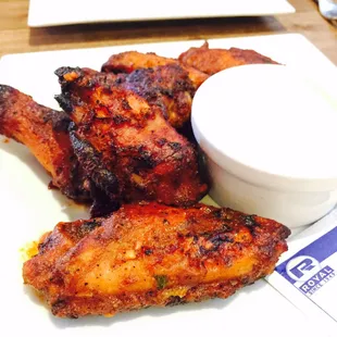 Very flavorful wings, can be a bit crispier.