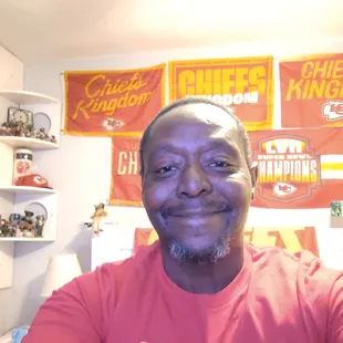 Just chilling in my bedroom