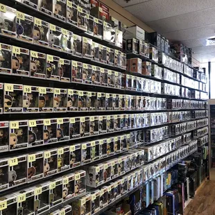 Funko Popn wall at From the heart (and they got some deals going on right now) posted on *11/12/23