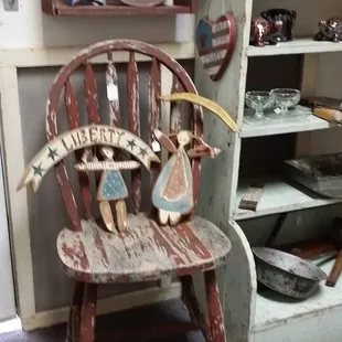 Old farm chair