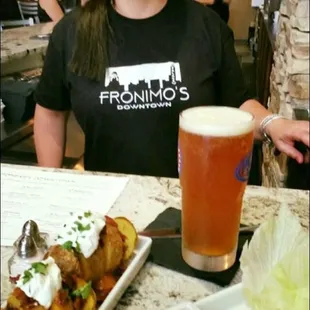 Christina serving it up!