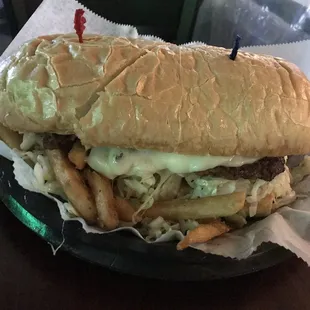 Italian sausage sandwich, Pgh-style.