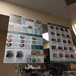 The menu