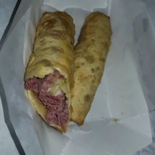 Corn Beef Egg rolls