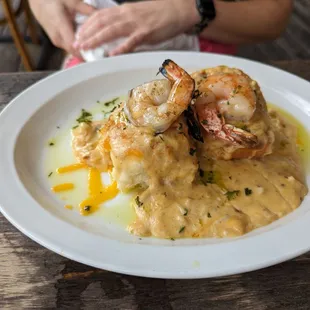 Shrimp and biscuits