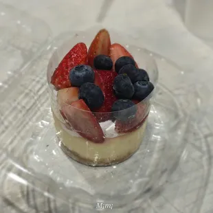 Homemade cheesecake