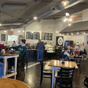 Interior view from our table