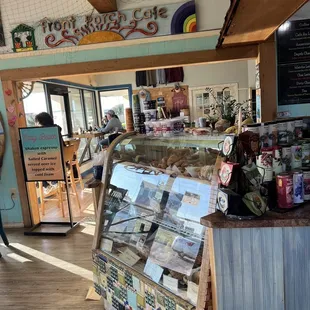 Inside the coffee shop!