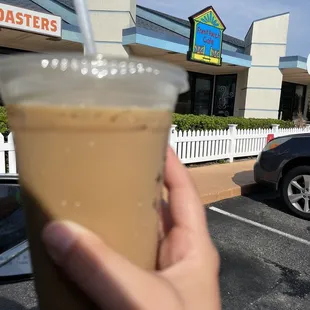 Iced Salted Caramel Latte