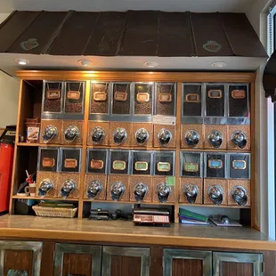 a view of the counter