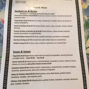 Great selection of food.