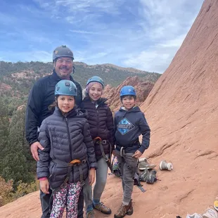 Garden of the Gods rock climbing