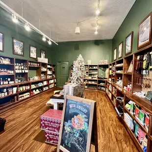 the interior of a grocery store