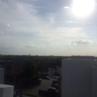 You can see the Death Star from this view.