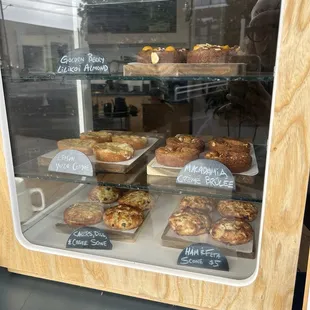 Pastry window - so many unique treats!