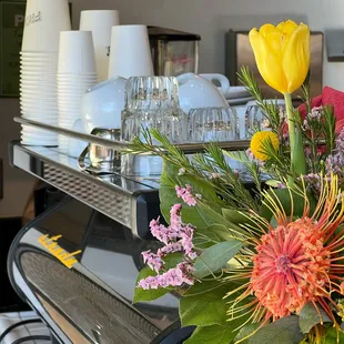 Flowers and Coffee