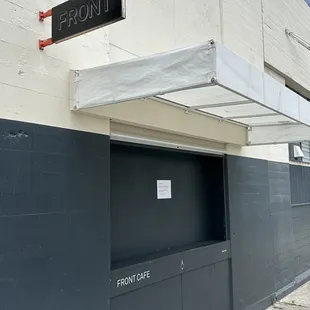 Frequently closed during their regular hours posted on the wall 8 - 3