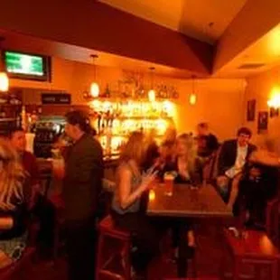 The Bar &amp; Grill is small, but has a huge patio.