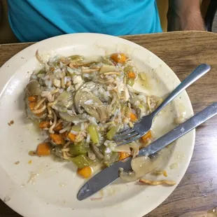 Chow Mein special- part eaten