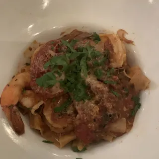 Shrimp Pappardelle