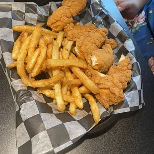 Chicken Strips and Fries