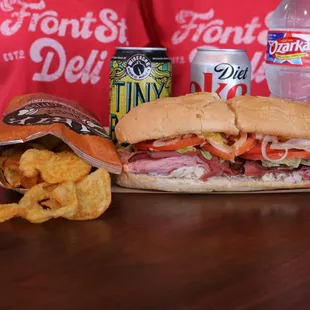 Delicious sandwiches at Front Street Deli Memphis