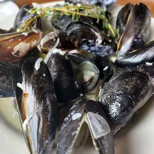 White Wine Mussels