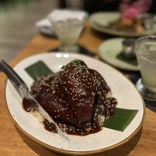 Oaxacan red mole chicken