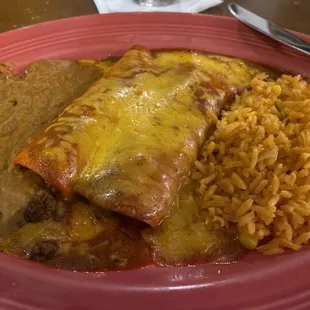 Beef enchiladas they are good