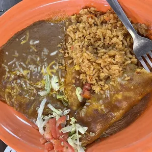 11. Once Combo enchiladas. Just ok