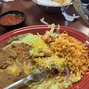 Cream Cheese Chicken Enchilada