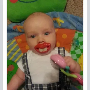 My nephew looking silly lol