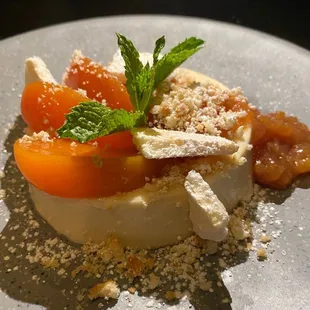 Peach Panna Cotta