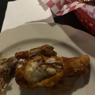 Dried wings overcooked.  If you can&apos;t get wings right. What can you