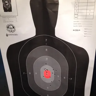 Breaking in a G17 at 21 yards.