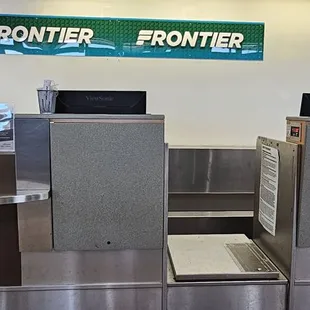 Empty, long ass line, and horrible experience getting here and looks like the same going home