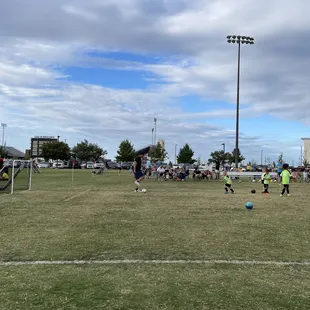 Ample soccer fields and there are great lights if you have a night game.